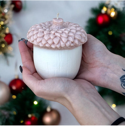 Large Acorn Candle