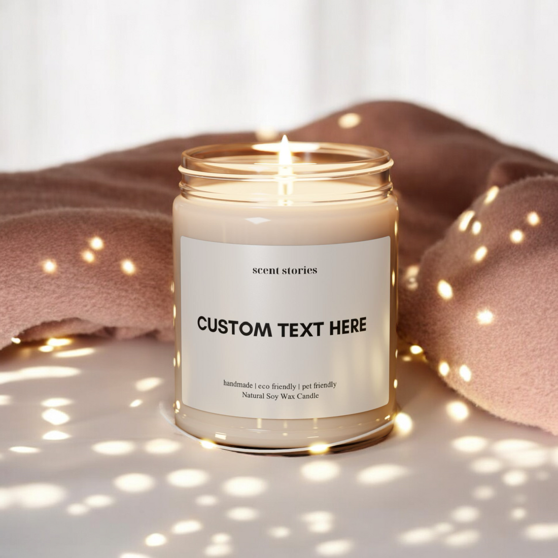 Custom Text Candle