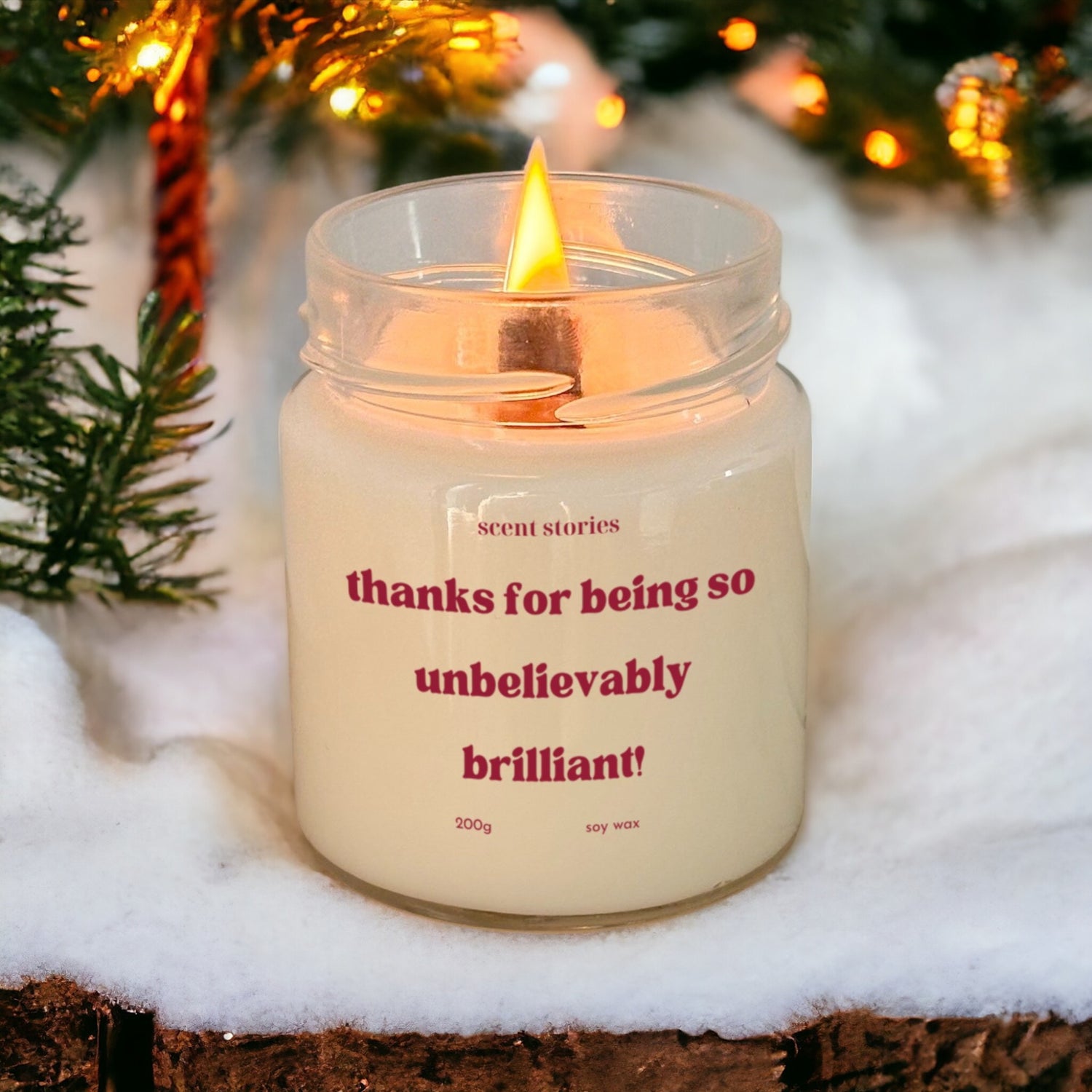 Thank you for being brilliant - Candle