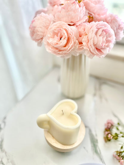Heart Cup Candle